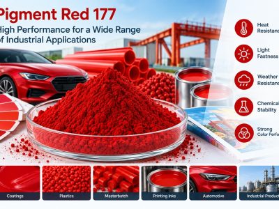 高性能工業製品にピグメントレッド177が世界のバイヤーに選ばれる理由