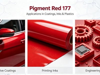 顔料レッド177の主な用途：自動車用塗料、インク、プラスチック