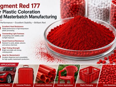 顔料レッド177がプラスチック着色およびマスターバッチ製造に最適な理由